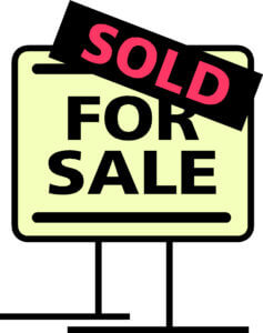 RE For Sale Sold Sign